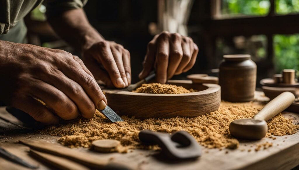 Concentration and mindfulness in woodworking